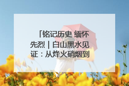 铭记历史 缅怀先烈｜白山黑水见证：从烽火硝烟到振兴热土的巨变