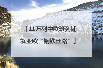 11万列中欧班列铺就亚欧“钢铁丝路”