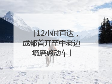 12小时直达，成都首开至中老边境磨憨动车