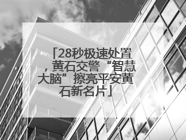 28秒极速处置，黄石交警“智慧大脑”擦亮平安黄石新名片