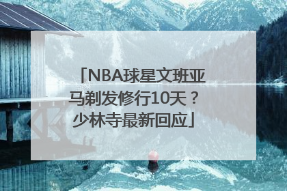 NBA球星文班亚马剃发修行10天？少林寺最新回应